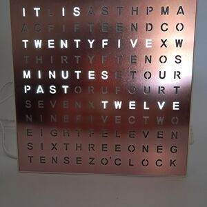 Sharper Image Word Clock with LED Display